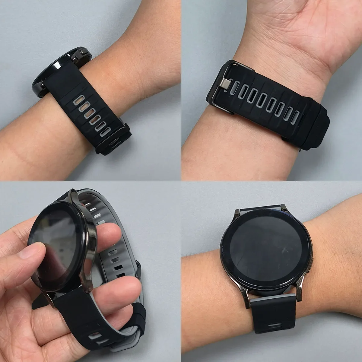 22mm シリコン製腕時計ストラップ Amazfit BALANCE 2/Bip 6 バンド GTR 4 3 2 2e/GTR 3 pro/GTR 47mm/Stratos 3 2 2S 交換用ブレスレット