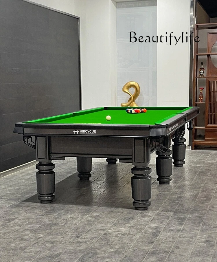 

Billiards Table Standard Billiard Room Commercial Household Indoor Chinese Black 8 American Billiard Table Billiards