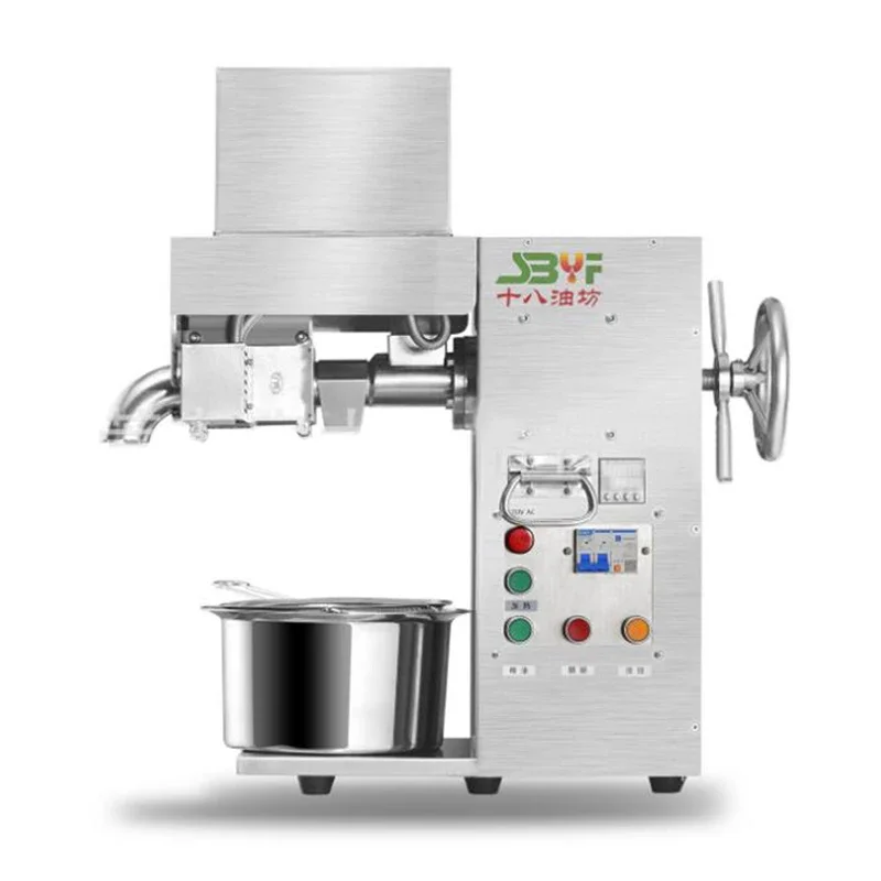 

Commercial Oil Press 2600W Oil Expeller Stainless Steel Peanut Flaxseed High Speed Oil Mill Machine