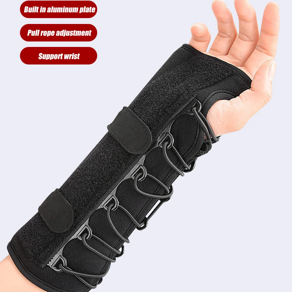 1 peça cinta de pulso e tala spica de polegar-suporte médico para de quervain, tendinite, túnel do carpo e artrite-sta ajustável