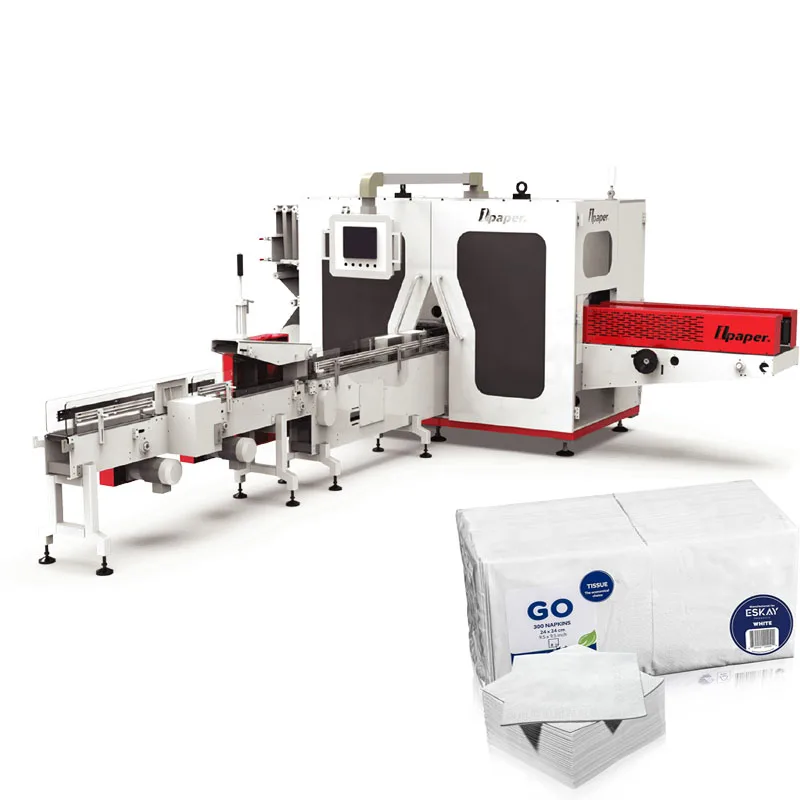 FOODLINE Paper Napkin Machine Synchronized Unwind Fold Count Machine For One‑flow Disposable Paper Napkin Production