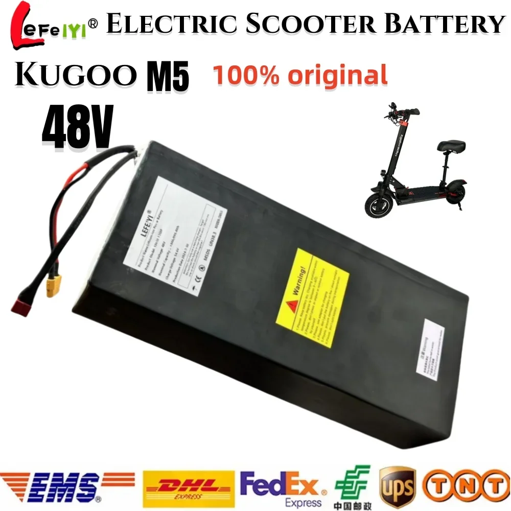 48V 24AH 13S8P for Kugoo M5 Kirin Electric Scooter Original Battery 1000W, 1500W High Power Battery with MBS