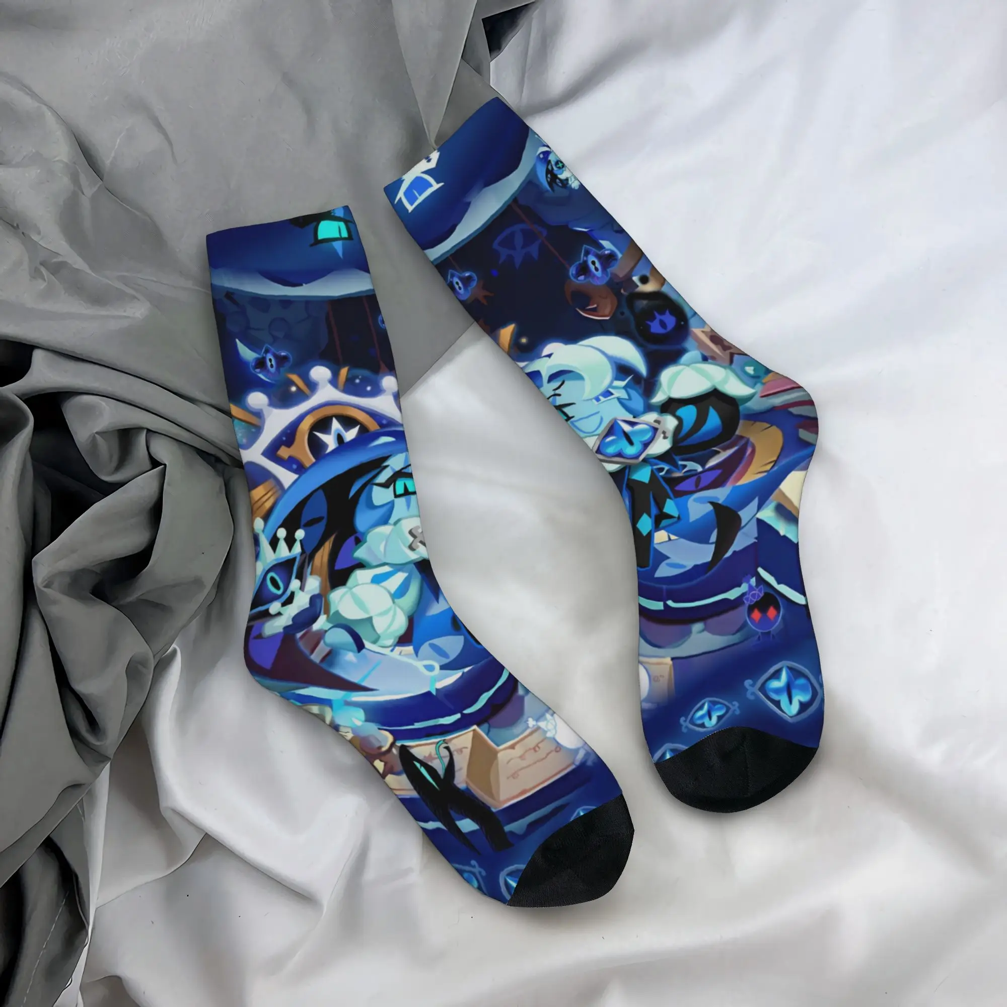 Shadow Milk Cookie Accessories Men Women Socks Compression  Sport Crew Socks Cotton Present