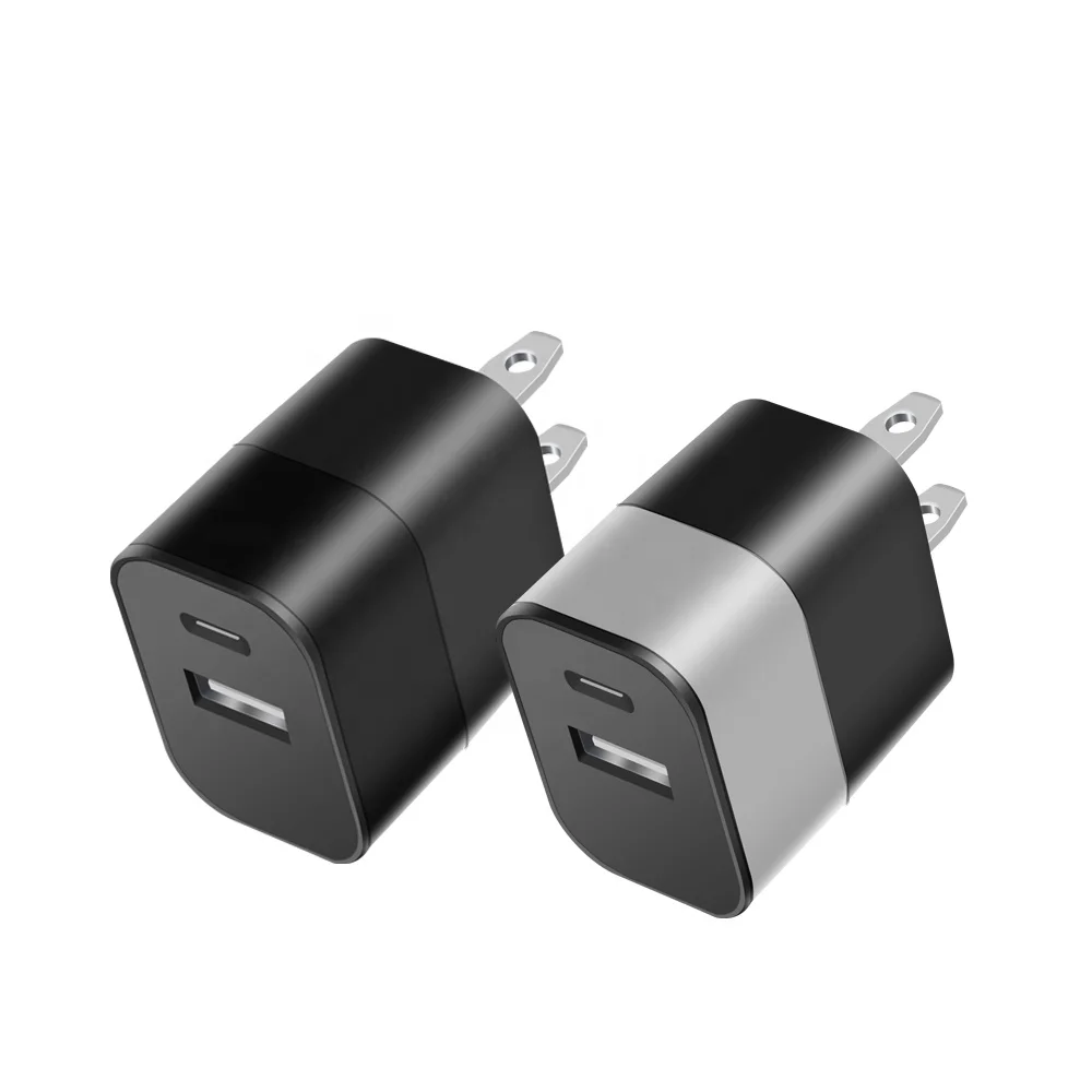 Acrylic Display With USB A+C Wall Quick Charger Adapter Type C Fast  And Car  for iPhone  C PD Power 