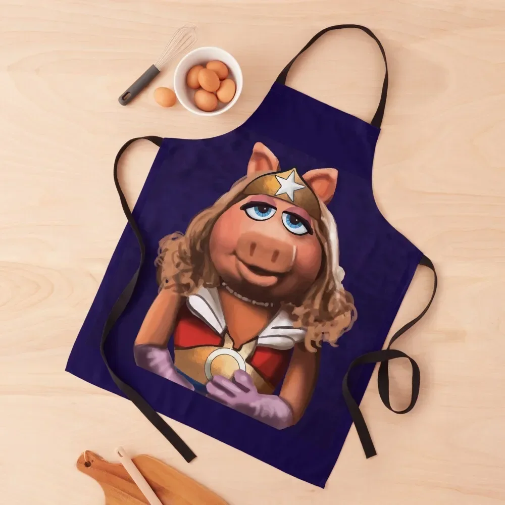 

Miss Piggy Wonder Apron Kitchens Men man chef uniform japanese woman Chef Uniform Women Apron