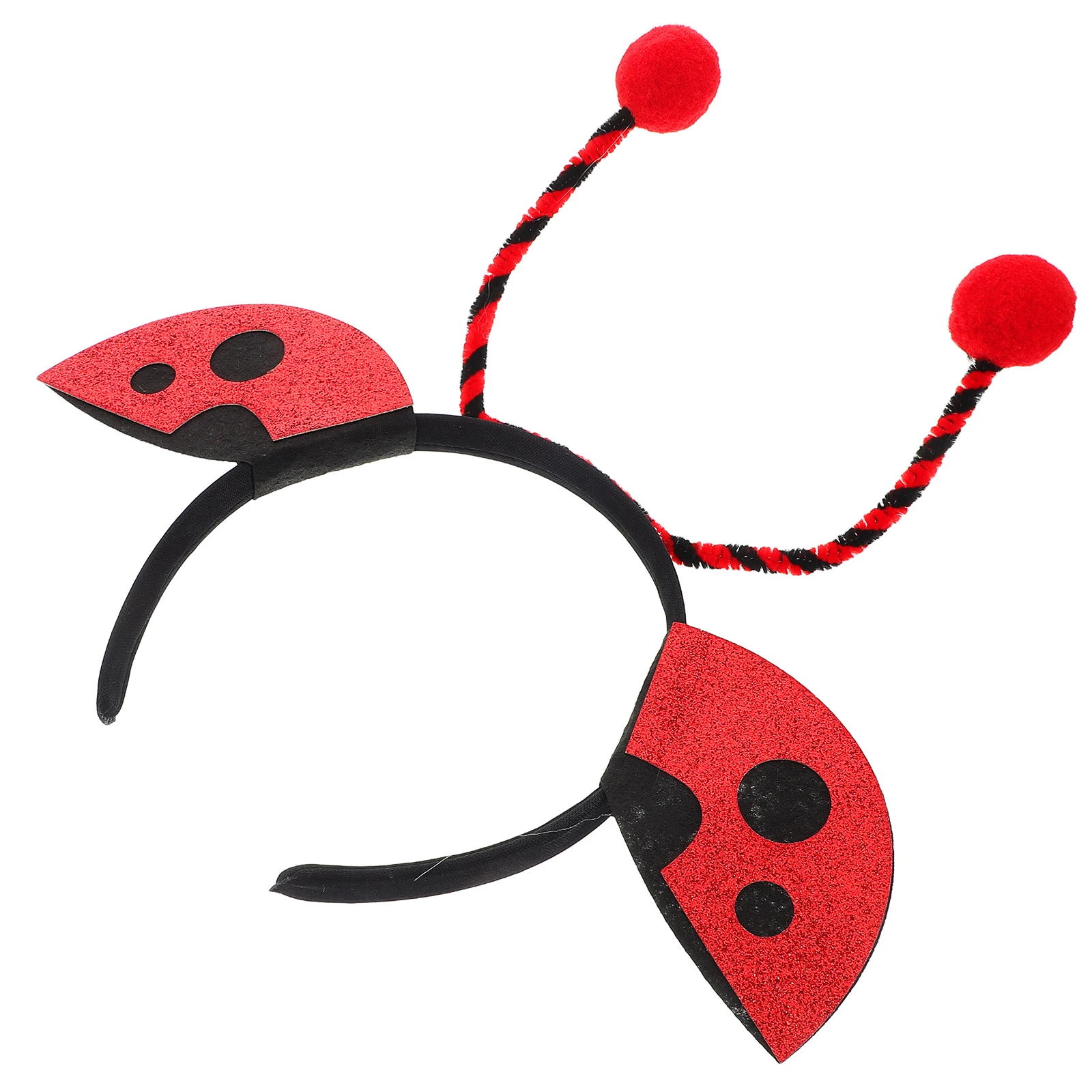 

Cute Ladybug Headband Kids Costume Headbands Headdress Hair Hoop Cartoon Accessories Comfortable Universal Fit