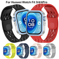 Breathable Silicone Strap for Huawei Watch Fit3 Fit4 Fit4 Pro Sports Loop Band Replacement Bracelet for Huawei Fit 3 4 Correa