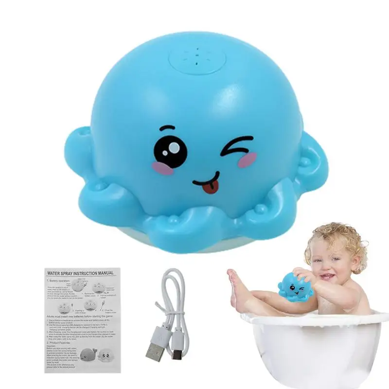 

Bath Sprayer For Kids Rechargeable Sprinkler Bath Sprayer Spray Water Swimming Pool Bathroom Toy Automatic Kids Pool Water Toys