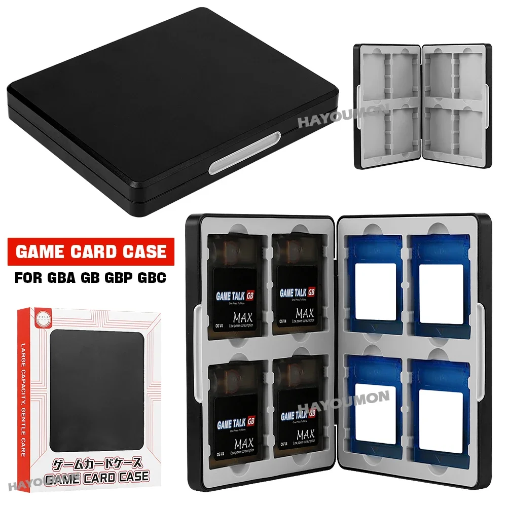 Game Card Storage Case w 8 Game Card Slots Hard Shell Storag