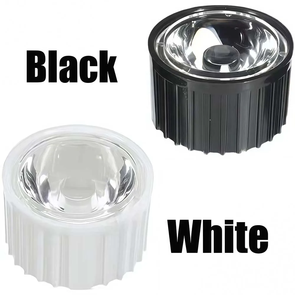 10Pcs 20mm 5 8 10 15 30 45 60 90 120 Degree LED Lens Reflector Collimator With Bracket For 1W 3W 5W High Power LED Lamp Light