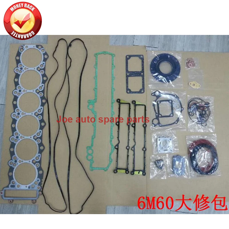 6M60 6M61 Engine Full gasket SET kit for Mitsubishi Fuso HEAVY TRUCK