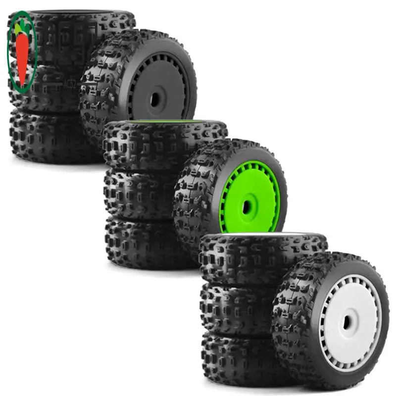 

AC52-For 1/8 ARRMA KYOSHO BUGGY HSP Electric Yue Oil Yue 17Mm Combiner Off-Road Tire Accessories Green