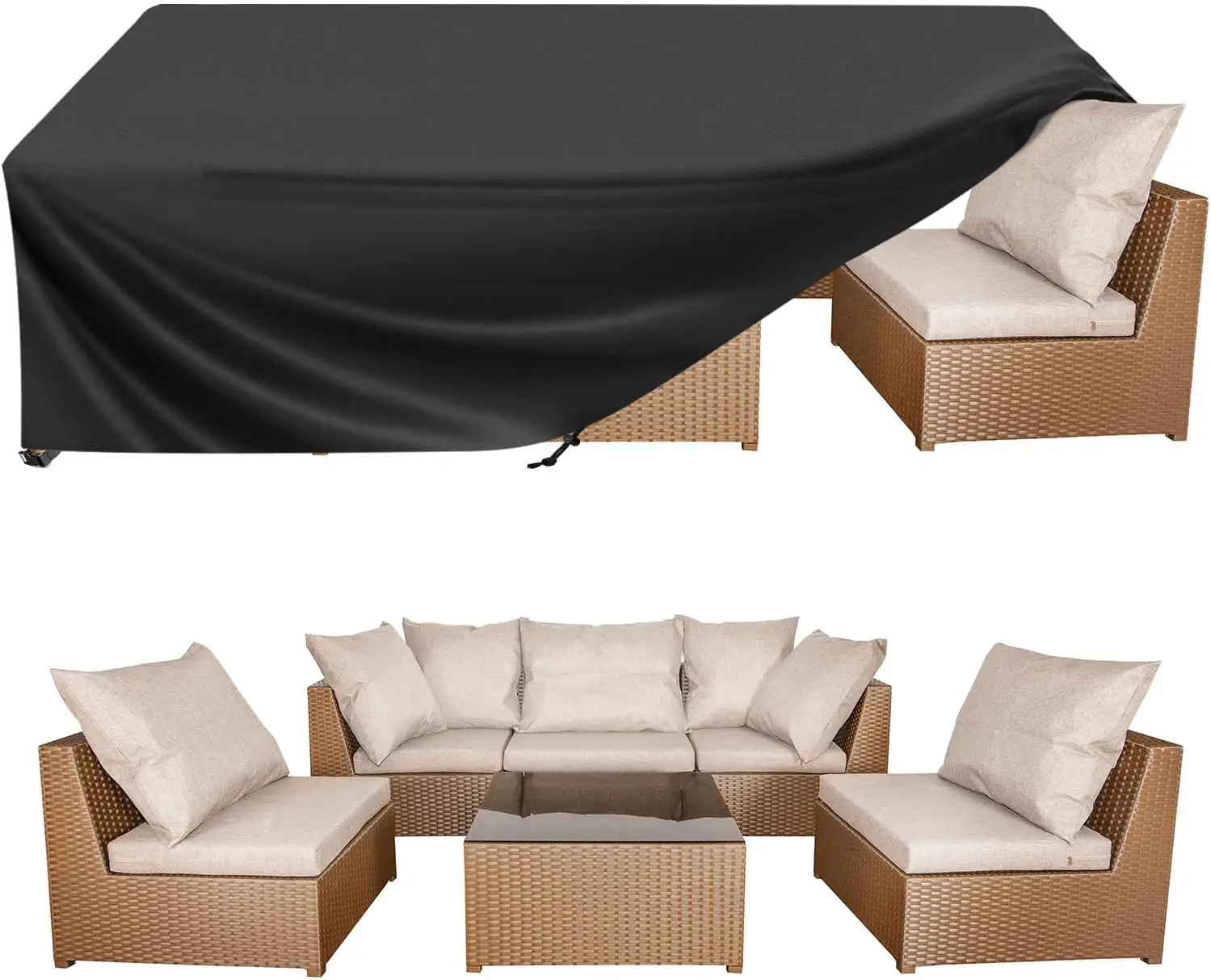 

Patio Furniture Covers, Outdoor Furniture Covers Waterproof, Heavy Duty Oxford Patio Table Cover for Outdoor Table, Chai