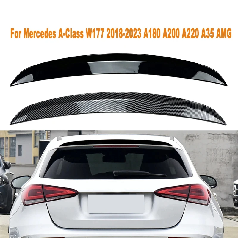 

Car Tail Wings Fixed Wind Spoiler Rear Wing Auto Accessories For Mercedes A-Class W177 2018-2023 A180 A200 A220 A35 AMG