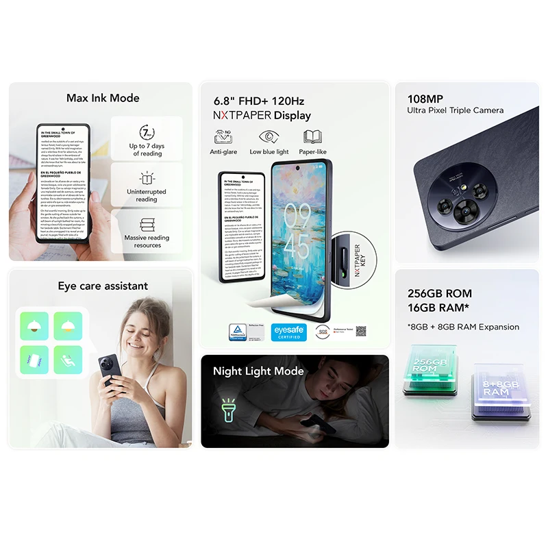 TCL 50 NXTPAPER 5G Global Version 6.8