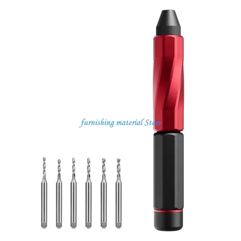 Y5GD Aluminum Alloy Antislip Hand Twist Drill Perfect For Electronic Miniature Models