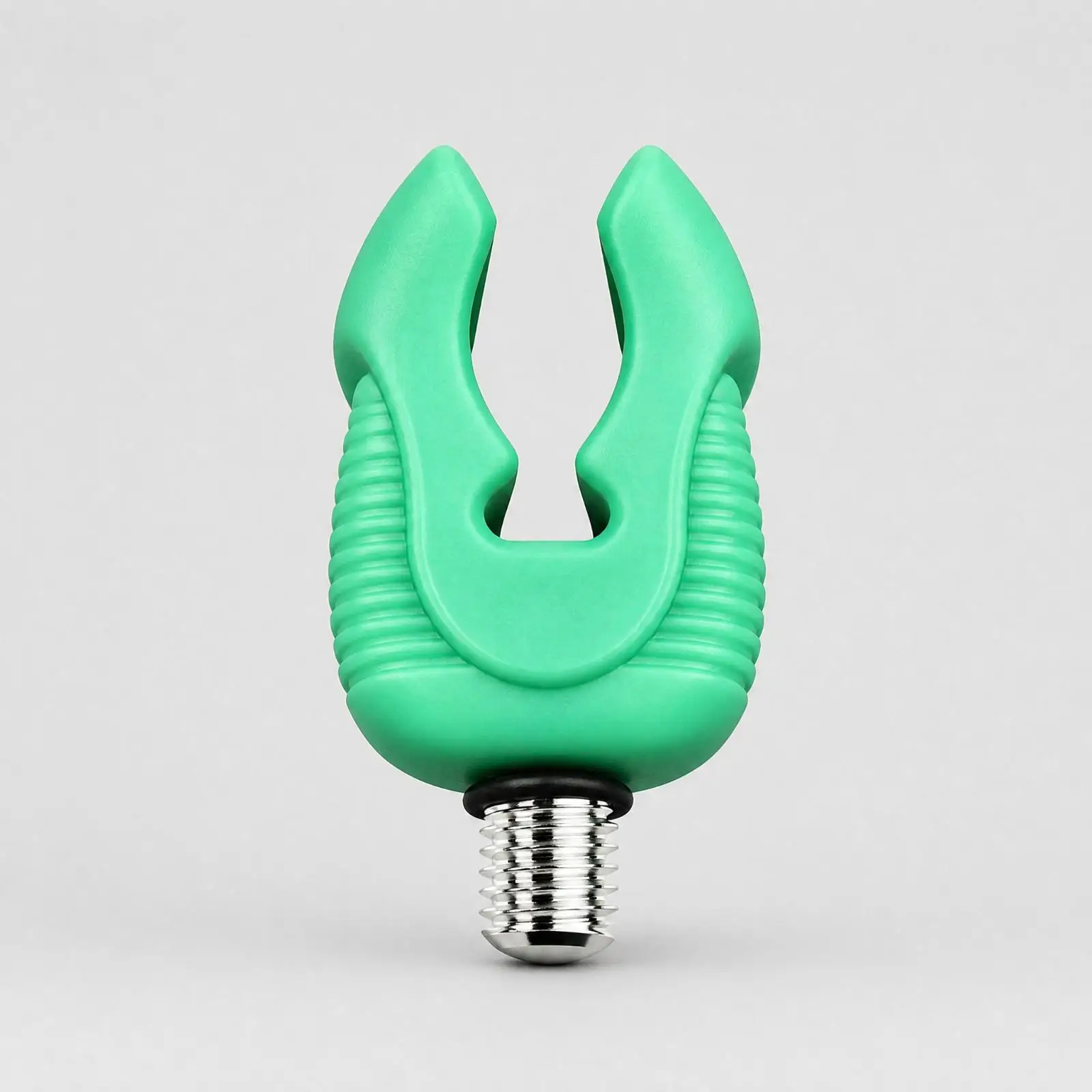 Silicone Fishing Rod Cradle Head Threaded Base Glow in Dark Rest for Kayak Boat Fishing Stand