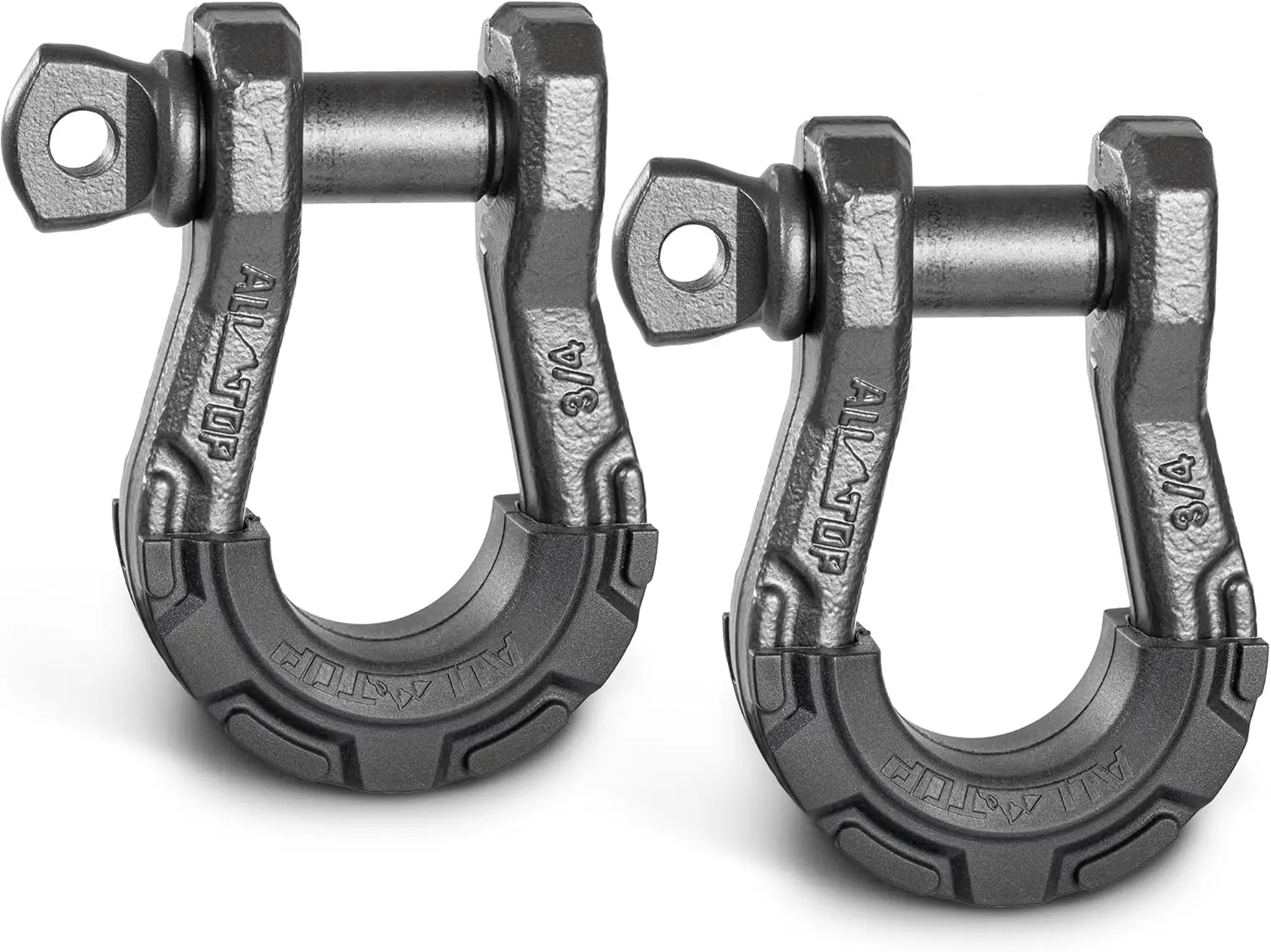 

D Ring Shackle (2 Pack) 3/4" Fully Forged with 7/8 Pin, 79500Lbs Break Strength & 9Ton Work Load, Impact Resistant