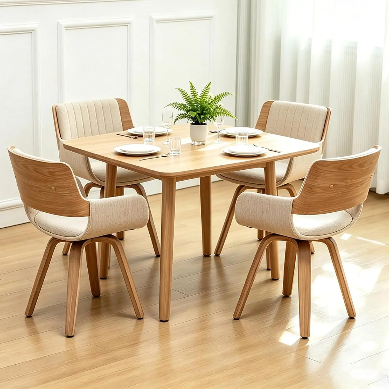 Luxury Folding Sleek Distinctive Dining Chair Practical Elegant Versatile Rustic Dining Chair Chaise Maison Household Furniture