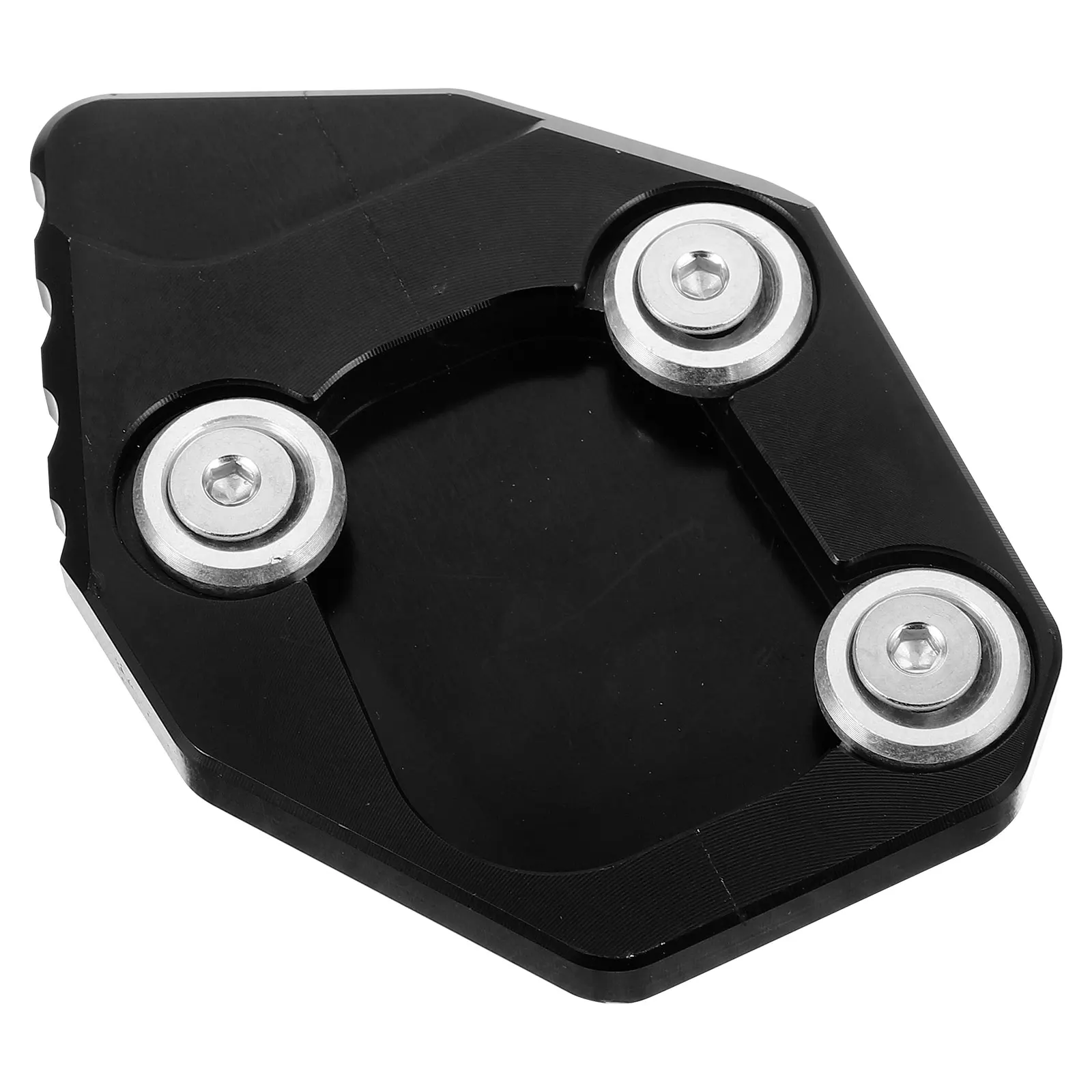 

Motorcycle Side Plate Black Kickst Extension Pad Motorcycle Foot Cushion Stable Parking Motorbike Accessory Enlarger Plate