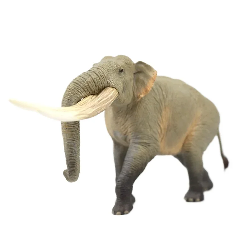TNG Modelo Animal Pré-histórico Huanghe Stegodon Elefante Figuras de Brinquedo Desktop Deco