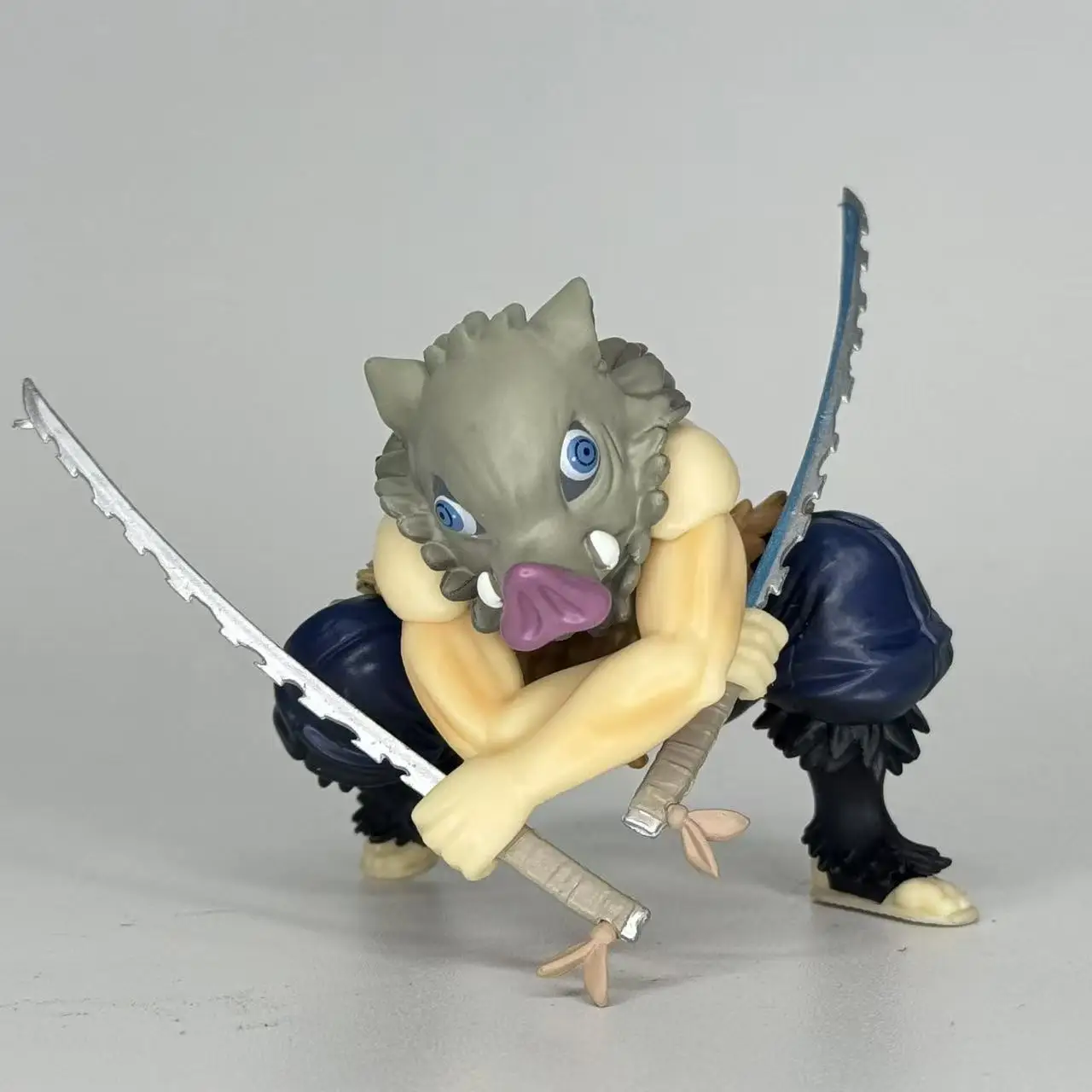 

Anime Demon Slayer Hashibira Inosuke Q Version Kawaii PVC Collect Model Dolls Toys Gifts