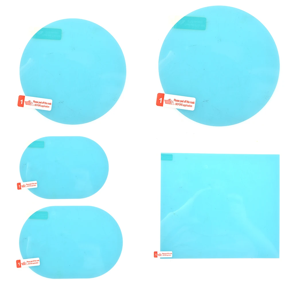 

2pcs Car Rearview Mirror Waterproof Film Anti-Fog Rainproof Sticker Side Window Glass Film Auto Waterproof Rain Remover Sticker