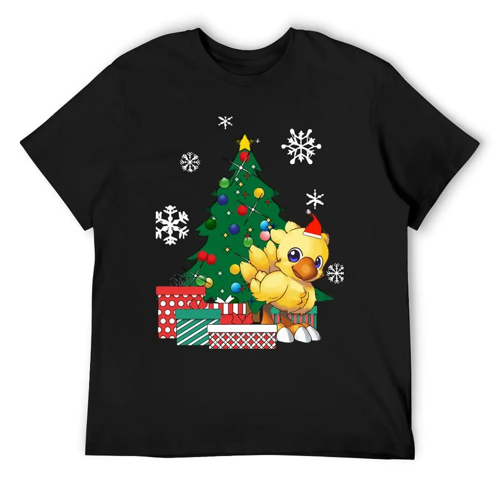 

Chocobo Around The Christmas Tree T-Shirt aesthetic clothes Anime t-shirt man clothes Funny t-shirt mens graphic t-shirts pack