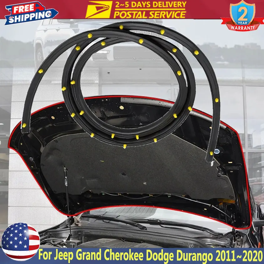 

68070493AA Уплотнительная лента капота для Jeep Grand Cherokee 2011 ~ 2020 для Dodge Durango 2011 ~ 2020 Автомобильная уплотнительная лента Автомобильные аксессуары