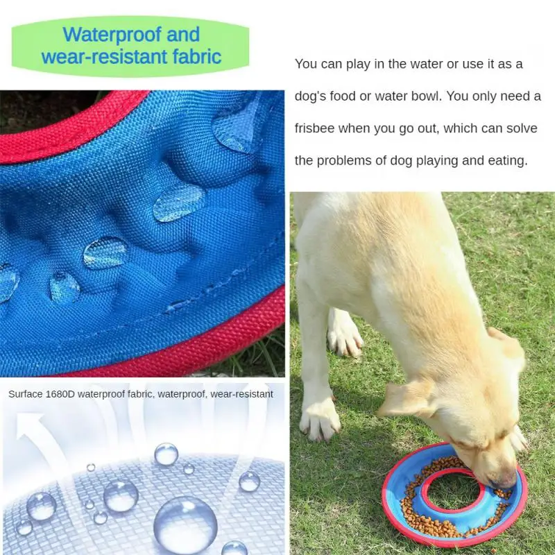 Dog Training Toy Food Water Bowl Interactive Game Dog Toys Dog Food Water Bowl Pet-only Pet Toys Pet Supplies Dog Outdoor Sports