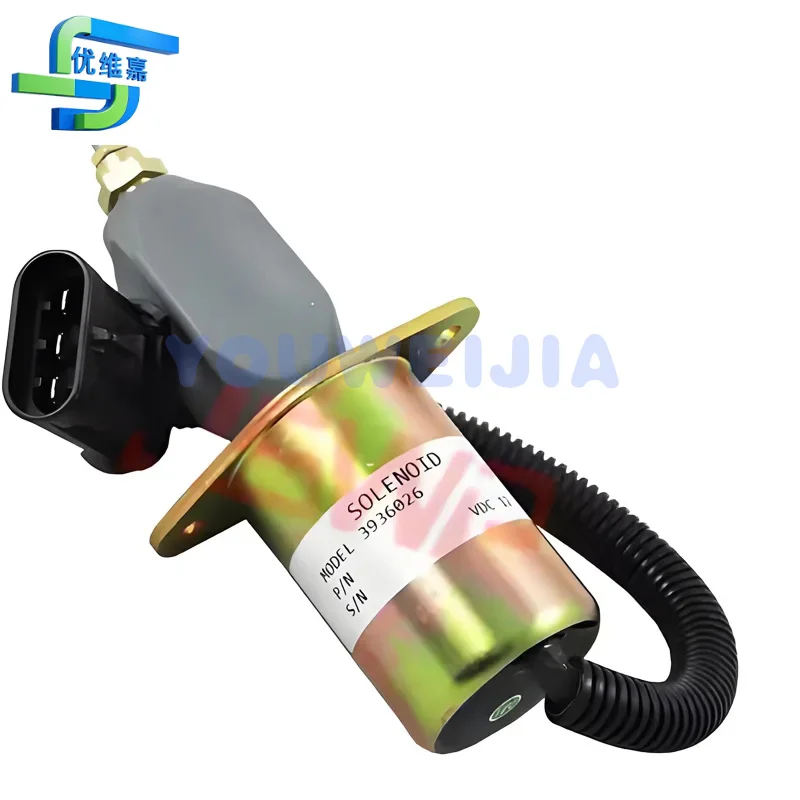 Modern Excavator for Cummins Engine 6CT3936026   Shut-off Switch/cut-off Solenoid Valve SA-4767-12/24 Spare Parts