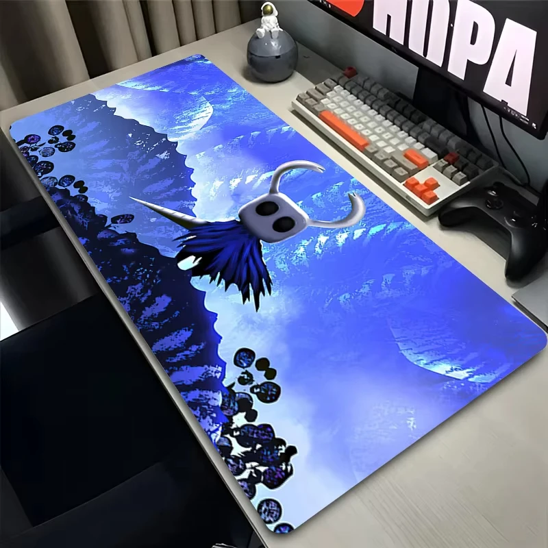 Mauspad XXL Computer Speed Type Teppichmatte Hollow Knight für E-Sport-Spieler Laptop-Tastatur Gummi Mousepad Büro Schreibtischunterlage