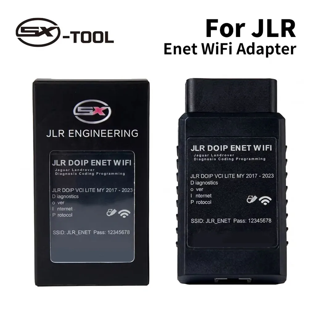 Adaptateur WiFi Enet SX-TOOL, outil de diagnostic DoIP pour Jaguar Land Rover 2018-2023, codage VCI, programmation, scanner OBD2 pour JLR