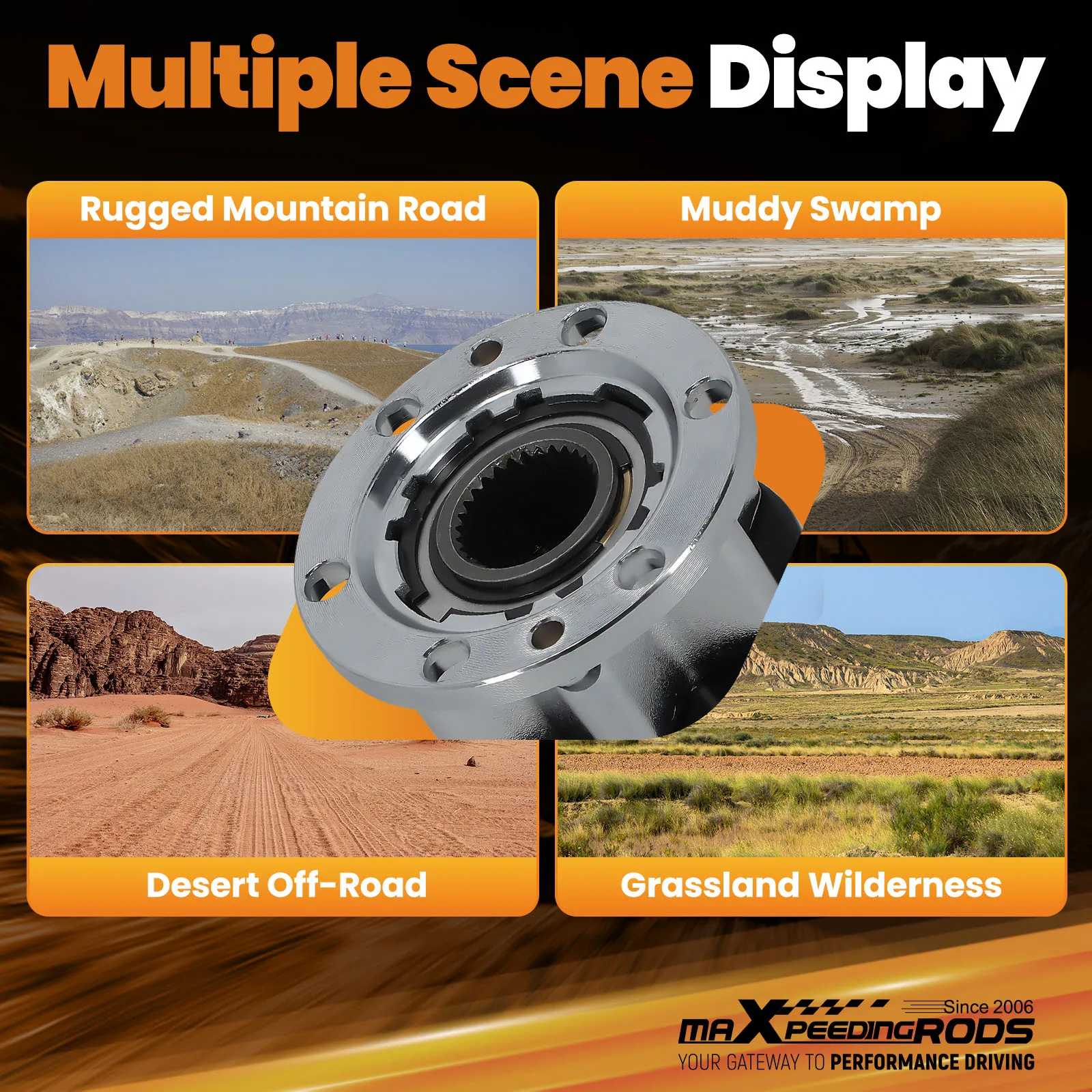 

Pair Free Wheel Lock Hub for Toyota Land Cruiser FJ40, FJ43, FJ45 43530-69045