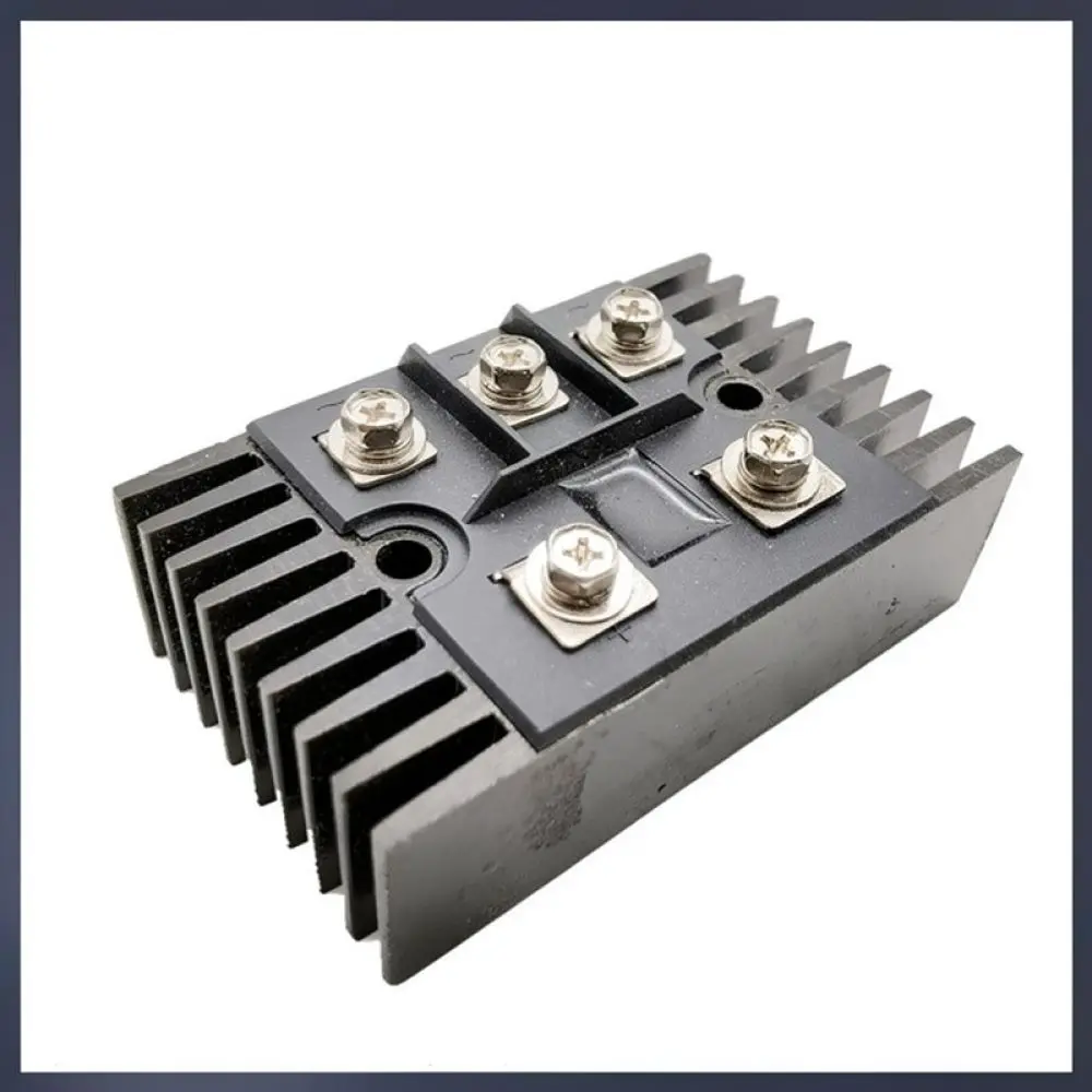 High Performance 100A 1600V Three Phase Rectifier Bridge Module With Cooling Fin For Diesel Generator Repair Components