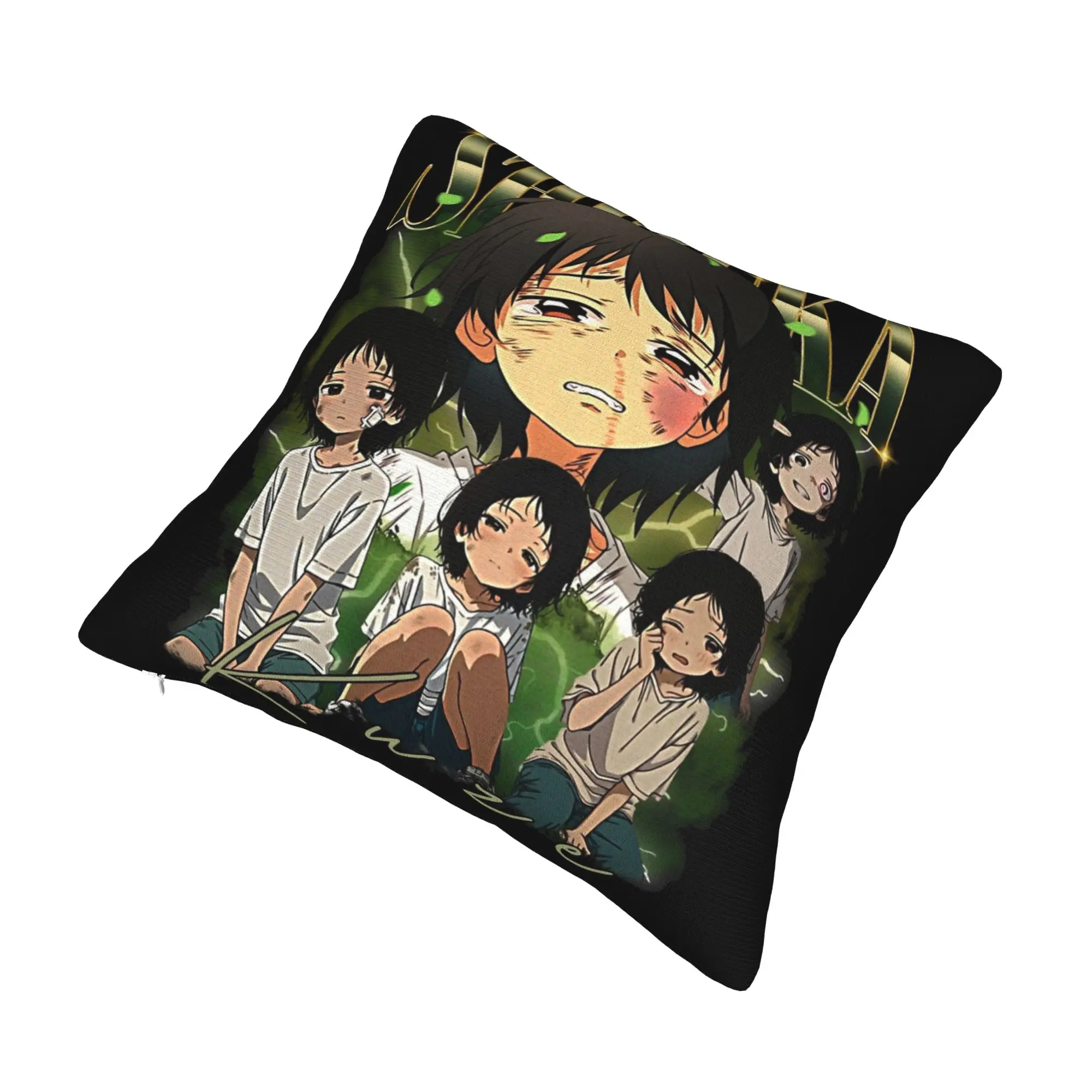 Shizuka Kuze Bootleg Takopi's Original Sin Pillowcase Printed Fabric Cushion Cover Pillow Case Cover Home Zipper 45X45cm