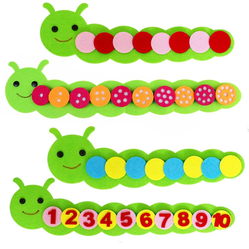 

Montessori Materials Caterpillar DIY Math Toys Kids Toys Number Educational Learning Toys for Children Preschool Teaching Aids