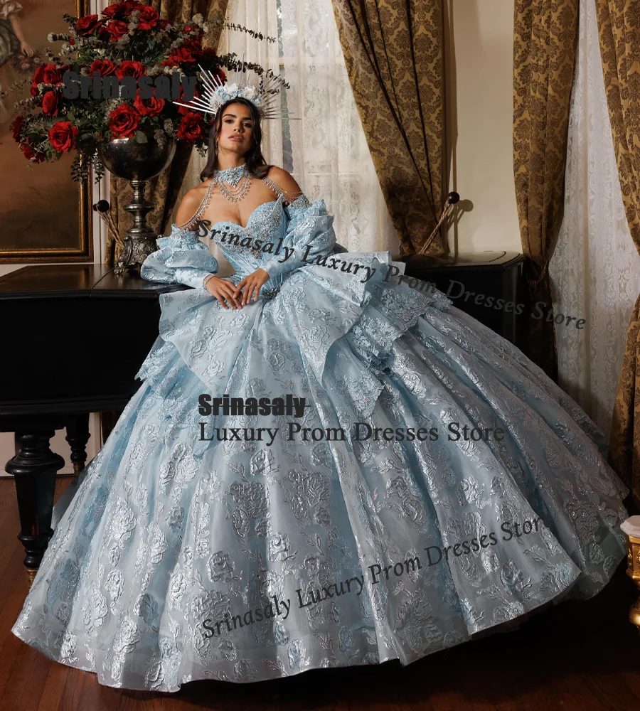 Dignified Diamond Crystals Quinceanera Dresses Customized High Quality For 15 Bow Lace up Sweetheart vestidos de 15 quinceañera