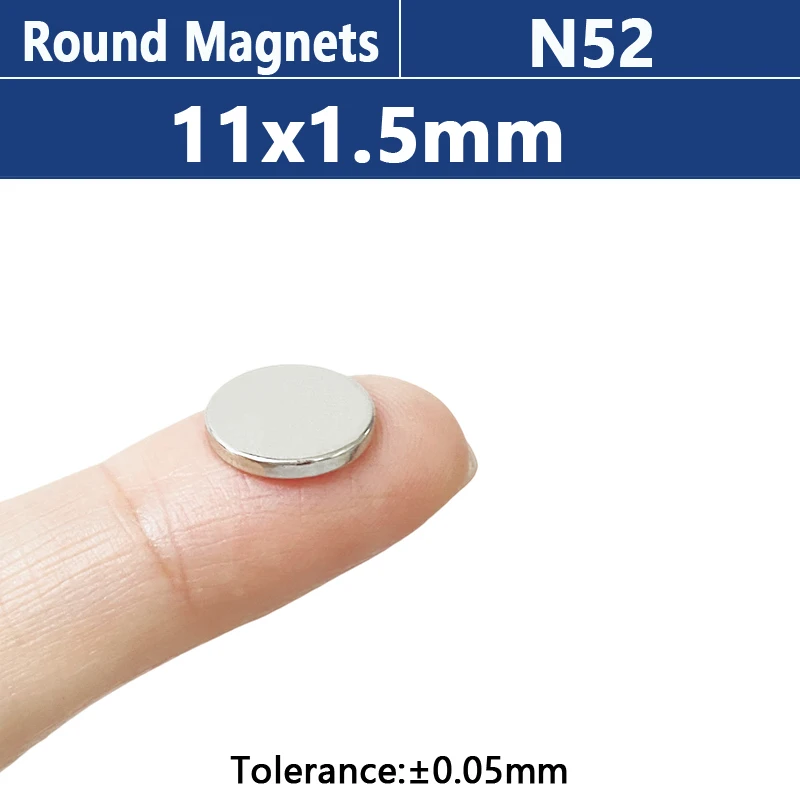 Runde Mikromagnete 11x1 11x1,5 11x2 11x3 11x5 11x15 12x0,6 12x0,8 12x1 12x1,5 12x2 12x3 12x4 12x5 12x6 12x8 12x10 12x12 mm – Detail 9