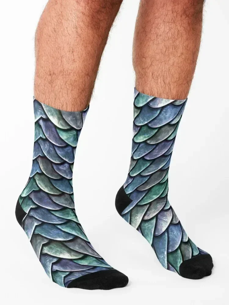 Cool Dragon Scales 1 Socks anti slip football Rugby Wholesale aesthetic Men Socks Women's