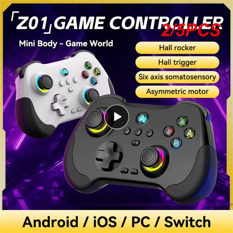 

For Switch Wireless Game Handle Dazzle Light Dual Hall Somatosensory Macro Programming PC Android Gamepad Games