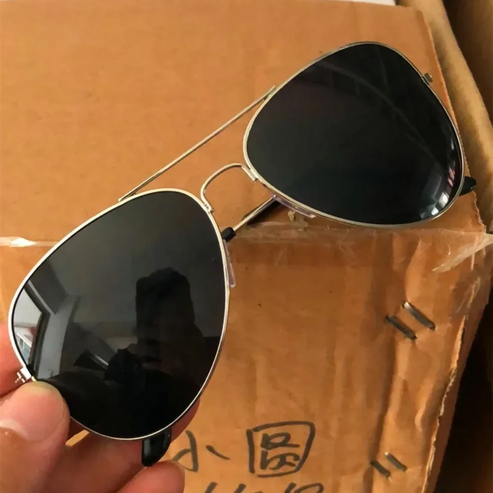 2025 New Double Bridge Aviation Sunglasse Woman Aviat Alloy Frame Polit Mirror Sun Glasses Female Male UV400 Eyewear for Men