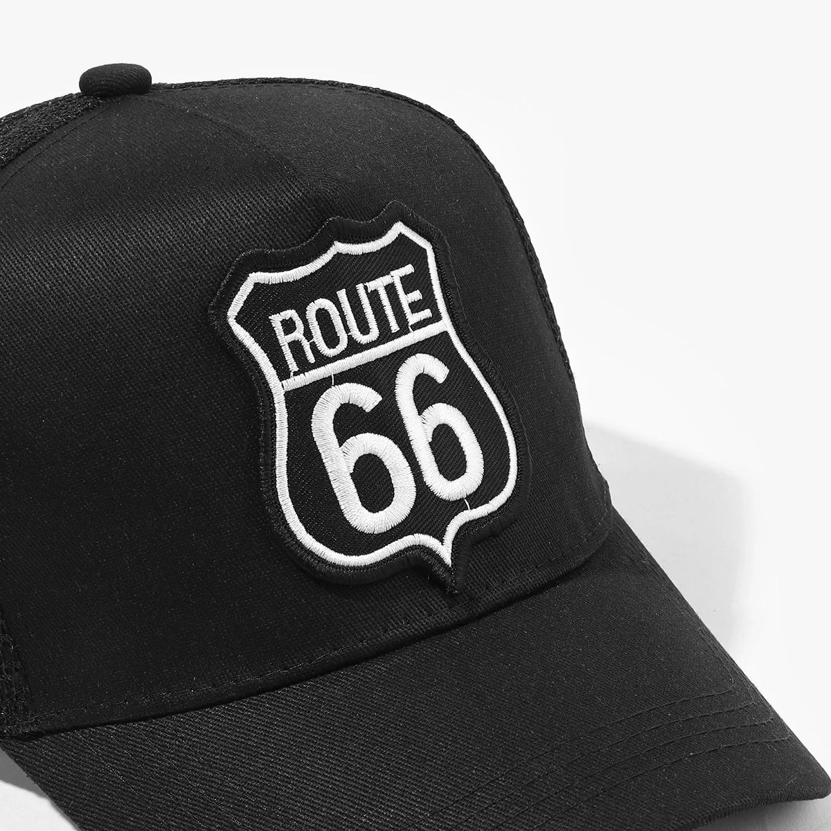 ROUTE 66 Baseball Cap Spring Autumn  Mesh Snapbac Hat For Women Men Trucker Hat