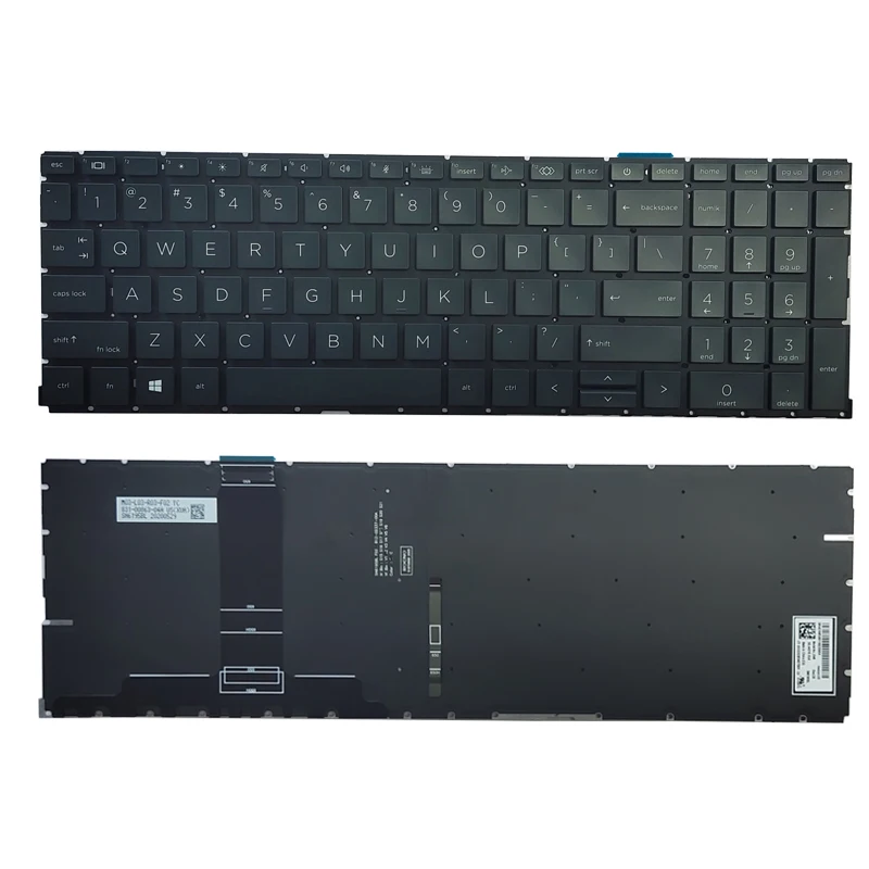 

NEW US laptop keyboard For HP 450 G8 2020 US keyboard with backlight NO frame