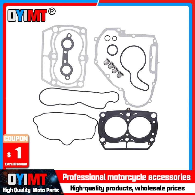 Motorcycle Starter Complete Cylinder Gasket Kit For Polaris RZR 800 Robby Gordon Edition EFI EPS LE Walker Evans RZR800 RZRS800