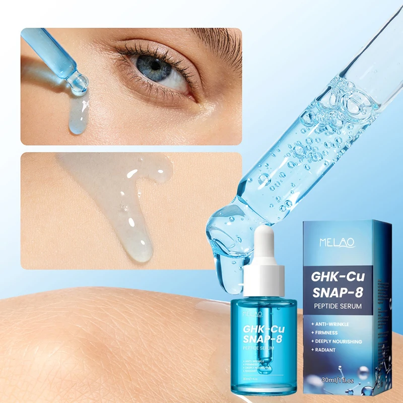 

Blue Copper Peptide Essence Skin Elasticity Promotes Collagen Production Deeply Nourish Firm Skin Easily Absorbed Skincare Oil