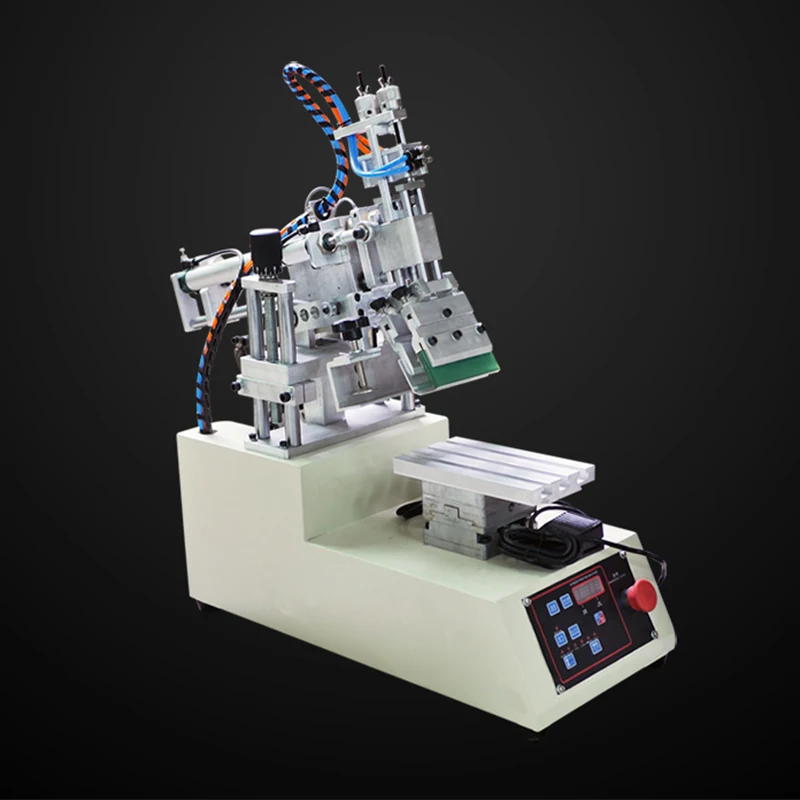 High Precision Screen Printing Machine Semi-automatic Mini Desktop Screen Printing Machine Table Plane Rocker Pneumatic view 5