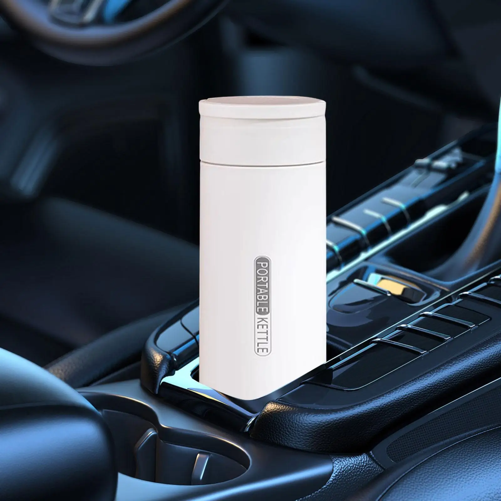 12V Car Electric Kettle Leakproof Electric Tea Coffee Kettle for Travel Car