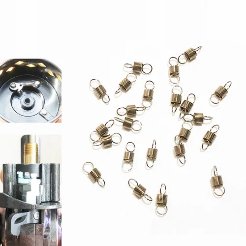 2 uds rueda giratoria brazo oscilante interruptor de marcha atrás resorte de retorno carrete de pesca accesorios de resorte