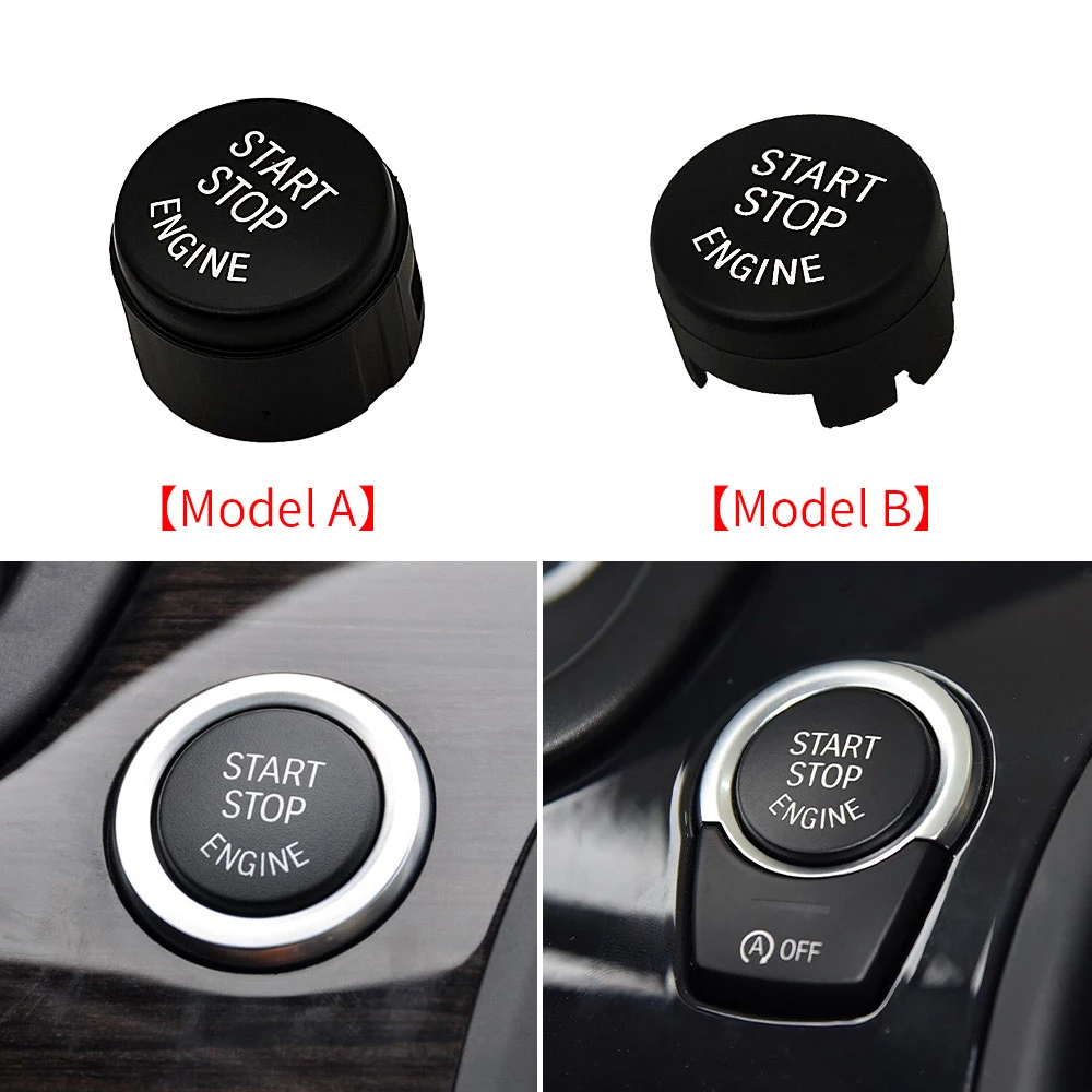 For BMW F10 F11F06 F07 F02 Car Engine Start Stop Button Replace Cover Accessories for BMW 5 6 7 Series 520 523 525 528 630 740